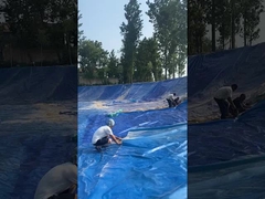 Zwembadhdpe Voering 1.5mm van Geomembrane Blauwe Stortplaats