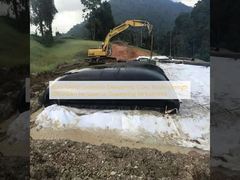 Zwarte/ZAND Geotextiel Ontwateringsbuizen Treksterkte 200/200kn voor Superieure Ontwateringsprestaties