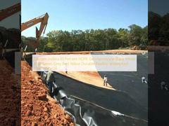 Zuurstofindex≥30 Procent HDPE Geomembraan Zwart Wit Blauw Groen Grijs Rood Geel Duurzaam Flexibel Waterdicht Voeringmateriaal