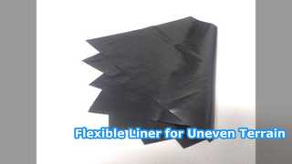Flexibel LLDPE LDPE-geomembraan voor oneffen terrein