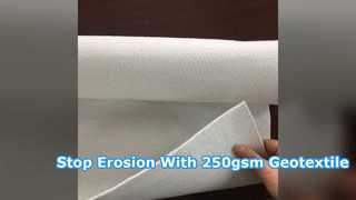 250 gsm UV-bestendig geotextiel voor erosiebestrijding