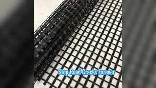 Glasvezel Geogrid voor duurzame stabilisatie van wegverhardingen
