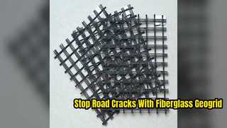 Glasvezel Geogrid voor sterkere asfaltwegversterking