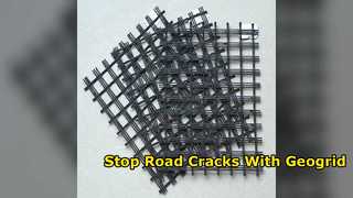 Glasvezel Geogrid wegversterkingsoplossing