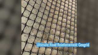Uniaxiaal geogrid met hoge sterkte voor wegversterking