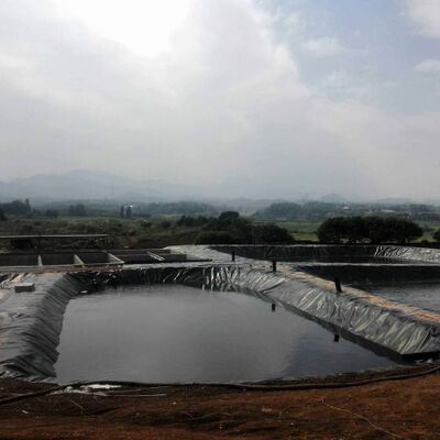 UV-bestendige 1,5 mm gladde HDPE-geomembraanvoering voor landbouwirrigatiereservoirs