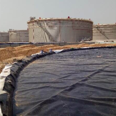 HDPE-geomembraanvoering voor wateropslagreservoirs in de landbouw