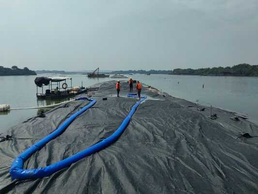 High Flow Nonwoven Geotextile Tube Container for Reservoir Sediment Removal