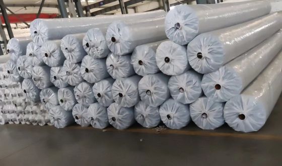 Polyester polypropyleen geweven geotextiel treksterkte 50KNm 1200KNm ontworpen voor zware bodemversterking en erosiebestrijding