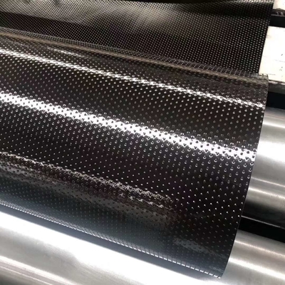 Glanzige 1 mm Hdpe Liner-verlenging bij het breken ≥ 700% Carbon Black-inhoud 2,0-3,0% Voor afvalbewaking