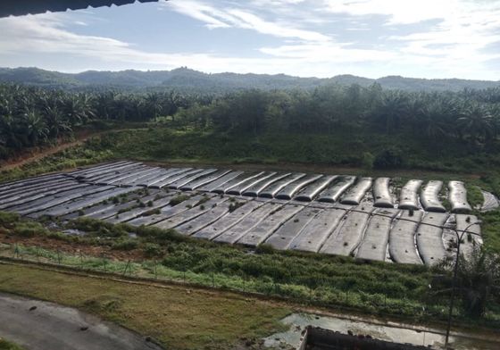 1,8m Hoge Geotextiel Ontwateringbuizen met een Omtrek van 12,6m en een Treksterkte van 200 200kn Ontworpen voor Waterafvoer