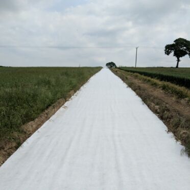 Polypropyleen stapelvezels Geotextielstof van niet-geweven textielstoffen voor tijdelijke ondergrondse scheiding van wegen