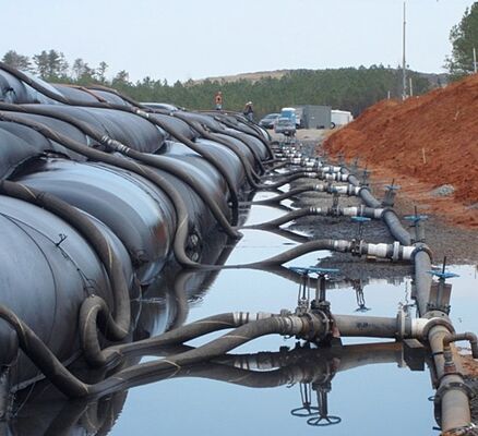 Drukbestendige 50kN PP Geotextiel Ontwateringsbuizen voor Palmolieslibfiltratie