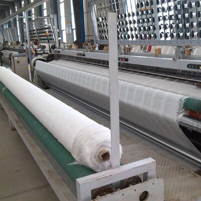 Hoge-taaiheid Hoge sterkte PET Polyester Materiaal Filament Geweven Geotextiel Stof voor Tunnel Bodem Fundering Versterking