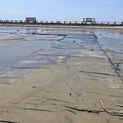Hittebestendige geweven geotextiel ontwateringsbuizen voor ontwatering van palmolieslib