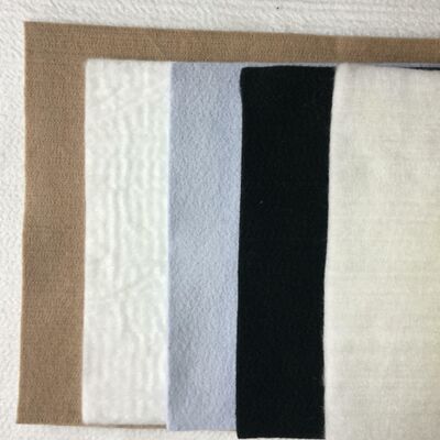 200g 250g Nadelvlies Polyester Non-woven Geotextiel voor Keermuur Drainage