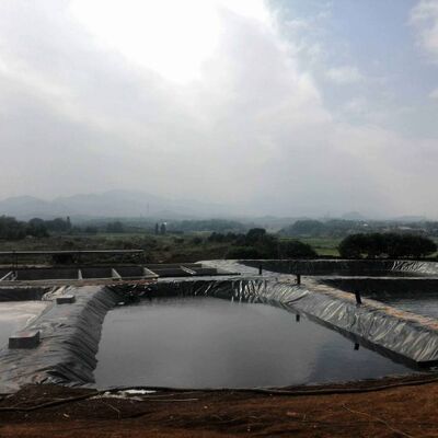 Vissenveilige HDPE-geomembrane-liner voor vijver- en landbouwriegeringsreservoirs
