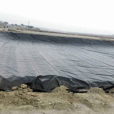 Waterdichte HDPE geomembraan vijverfolie voor commerciële vis- en garnalenaquacultuur