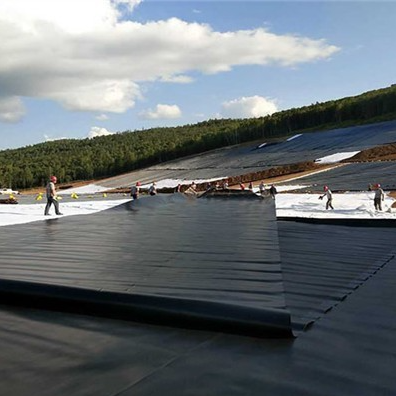 Waterdichte barrière HDPE-geomembraanvoering voor industriële chemische en afvalwaterlagunes
