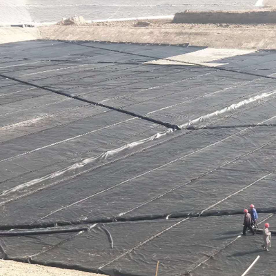 Waterdichte barrière HDPE-geomembraanvoering voor industriële chemische en afvalwaterlagunes