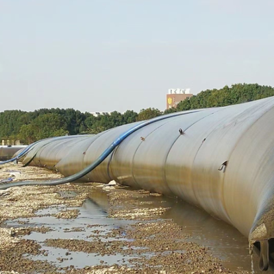 Met zand gevulde geotextiel-ontwateringsbuizen voor kusterosiebescherming en kustlijnbescherming