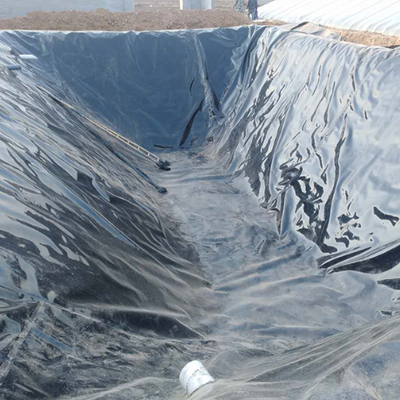 Gasdichte HDPE-geomembraanvoering voor landbouwbiogasvergisterafdekking