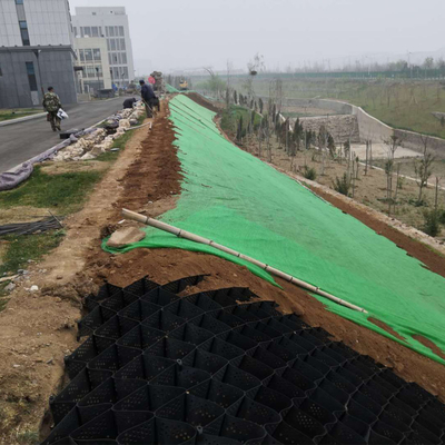 Oprijlaanhdpe van het de Grondnet van Geocell van de de Betonmolengrond van de Stabilisatiegeocell de Behoudende Muren