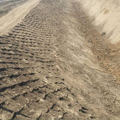 Muur die Plastic Geocell voor Cellulair de Beperkingssysteem van de Hellingsbescherming behoudt