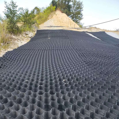 Muur die Plastic Geocell voor Cellulair de Beperkingssysteem van de Hellingsbescherming behoudt
