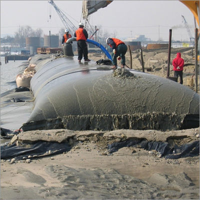 Zwarte zand geotextiel ontwatering buizen essentieel voor zand gevulde Cofferdam Reclamation en Land Reclamation toepassingen