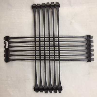 Pp-HDPE Plastic de Stabilisatienet van Geogrid Mesh Uniaxial Geogrid Universal Soil