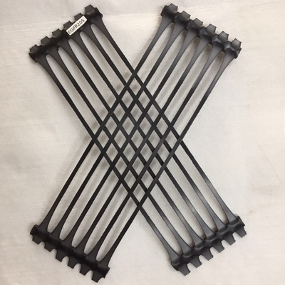 Pp-HDPE Plastic de Stabilisatienet van Geogrid Mesh Uniaxial Geogrid Universal Soil