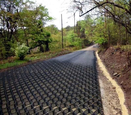Oprijlaanhdpe van het de Grondnet van Geocell van de de Betonmolengrond van de Stabilisatiegeocell de Behoudende Muren