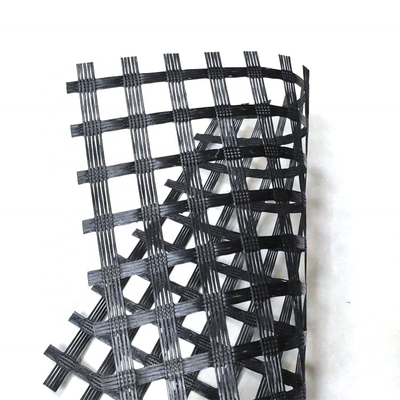 Koolstof Alkali Bestand Glasvezel Mesh Geogrid Roll Biaxial Triaxial