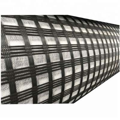 100 g/m2-800 g/m2 Warp gebreide glasvezel geogrids beste oplossing voor bodemhoudende structuren