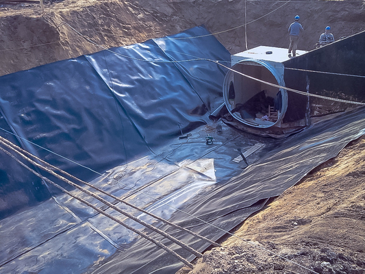0.2mm van het de Voeringsdak van pvc Geomembrane van de de Stortplaatspool HDPE van de de Tankvijver Damvoering