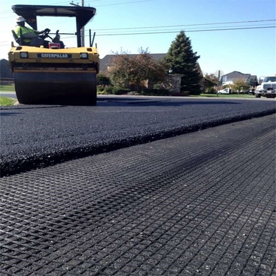 100 g/m2-800 g/m2 Warp gebreide glasvezel geogrids beste oplossing voor bodemhoudende structuren