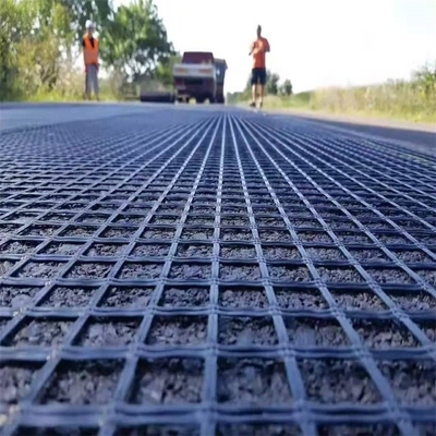100 g/m2-800 g/m2 Warp gebreide glasvezel geogrids beste oplossing voor bodemhoudende structuren
